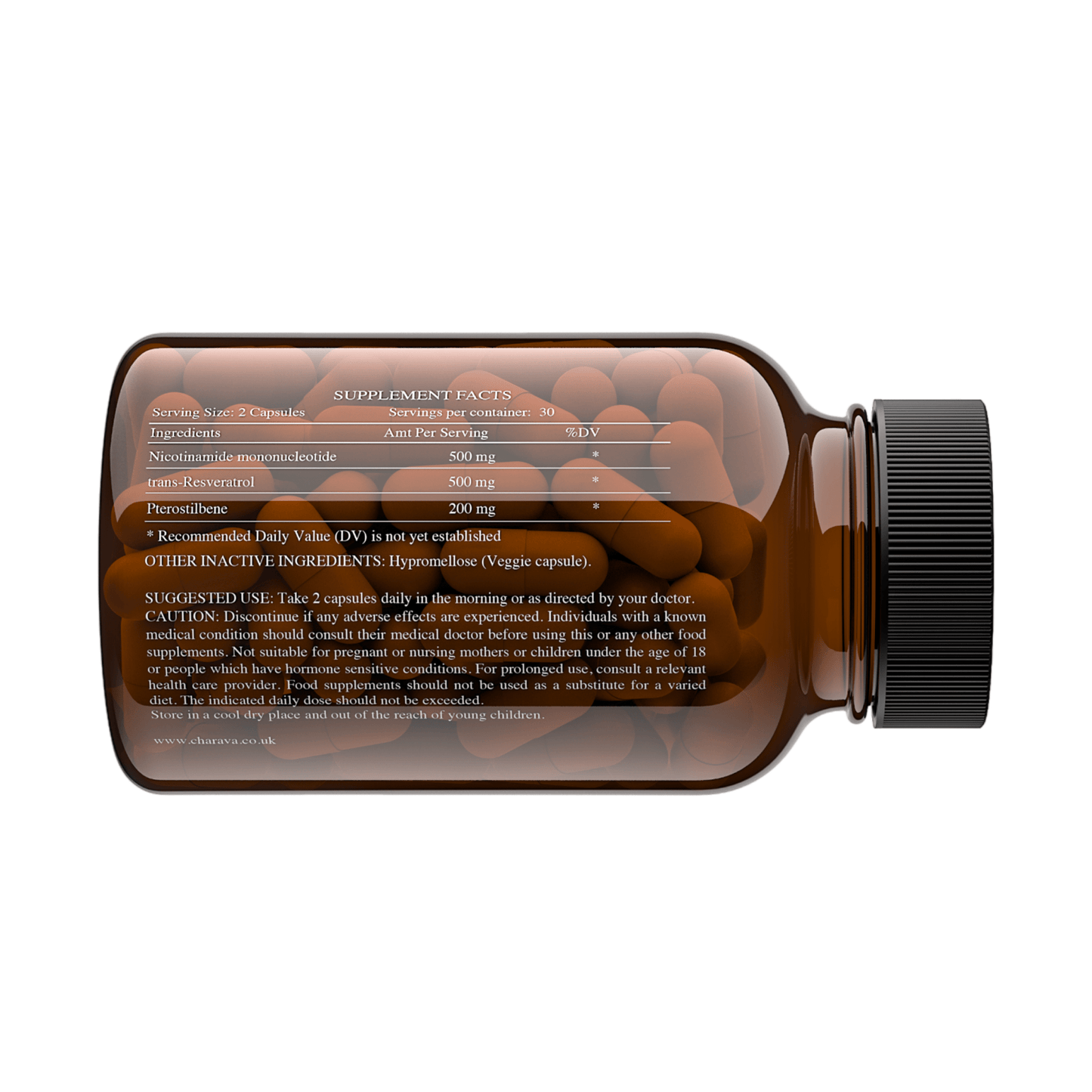 NMN+1200 (NMN, Resveratrol, Pterostilbene) - Vitamins & Supplements - Faithful Nutrition