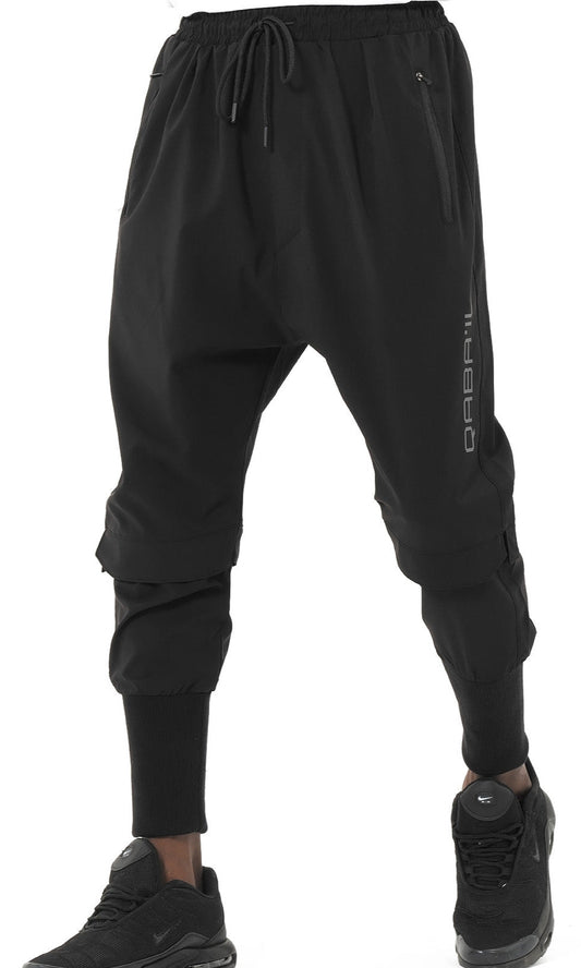 QL Pantalon Cross Over in Black  MOOMENN Men Clothing 8031 Pantalon Cross-Over / Black / XXL Faithful Nutrition