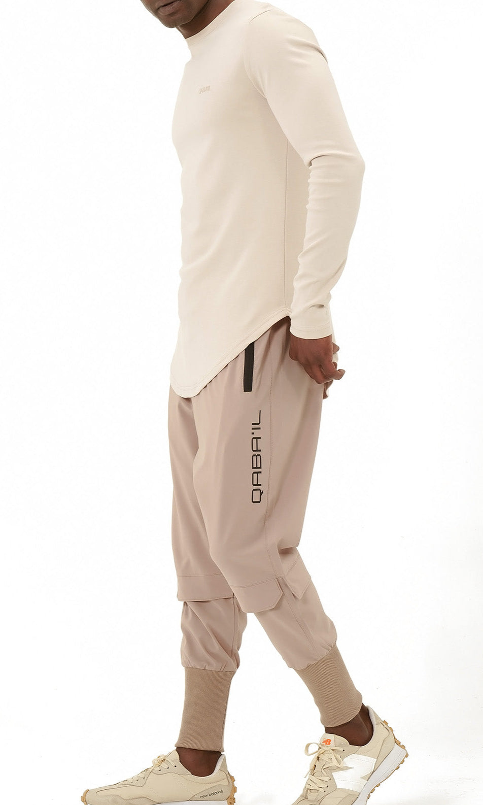 QL Pantalon Cross Over in Taupe  MOOMENN Men Clothing  Faithful Nutrition