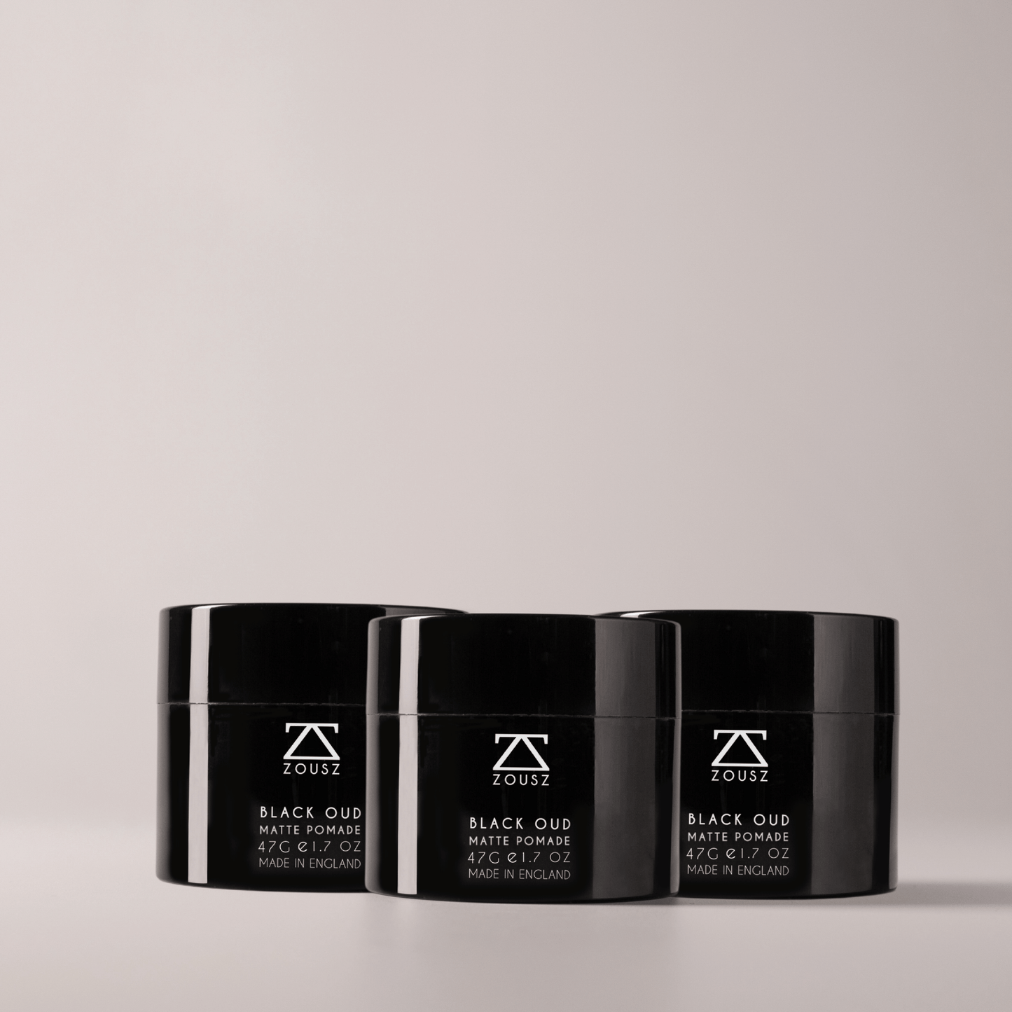 Black Oud Matte Pomade for Men  ZOUSZ Pomade 3 Faithful Nutrition