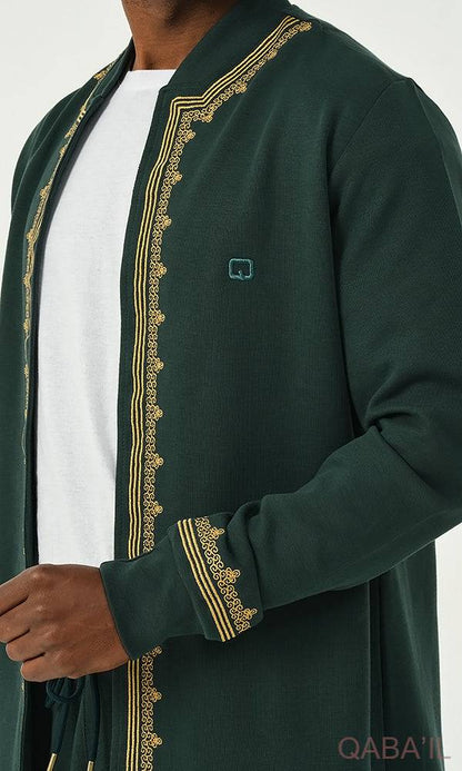 QL Etniz Set Menara in Emerald Green and Gold  MOOMENN Men Clothing  Faithful Nutrition