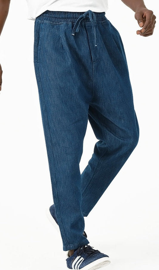 QL Relaxed Jeans Urban Classik in Navy Blue  MOOMENN Men Clothing 5030 S. JEAN URBAN CLASSIK / Navy Blue / XXL Faithful Nutrition