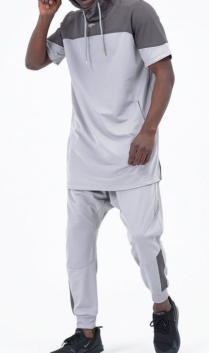QL Set DELTA Lite in Grey and Dark Grey  MOOMENN Men Clothing 3211 ENSEMBLE QC DELTA LITE / Grey and Dark Grey / Faithful Nutrition