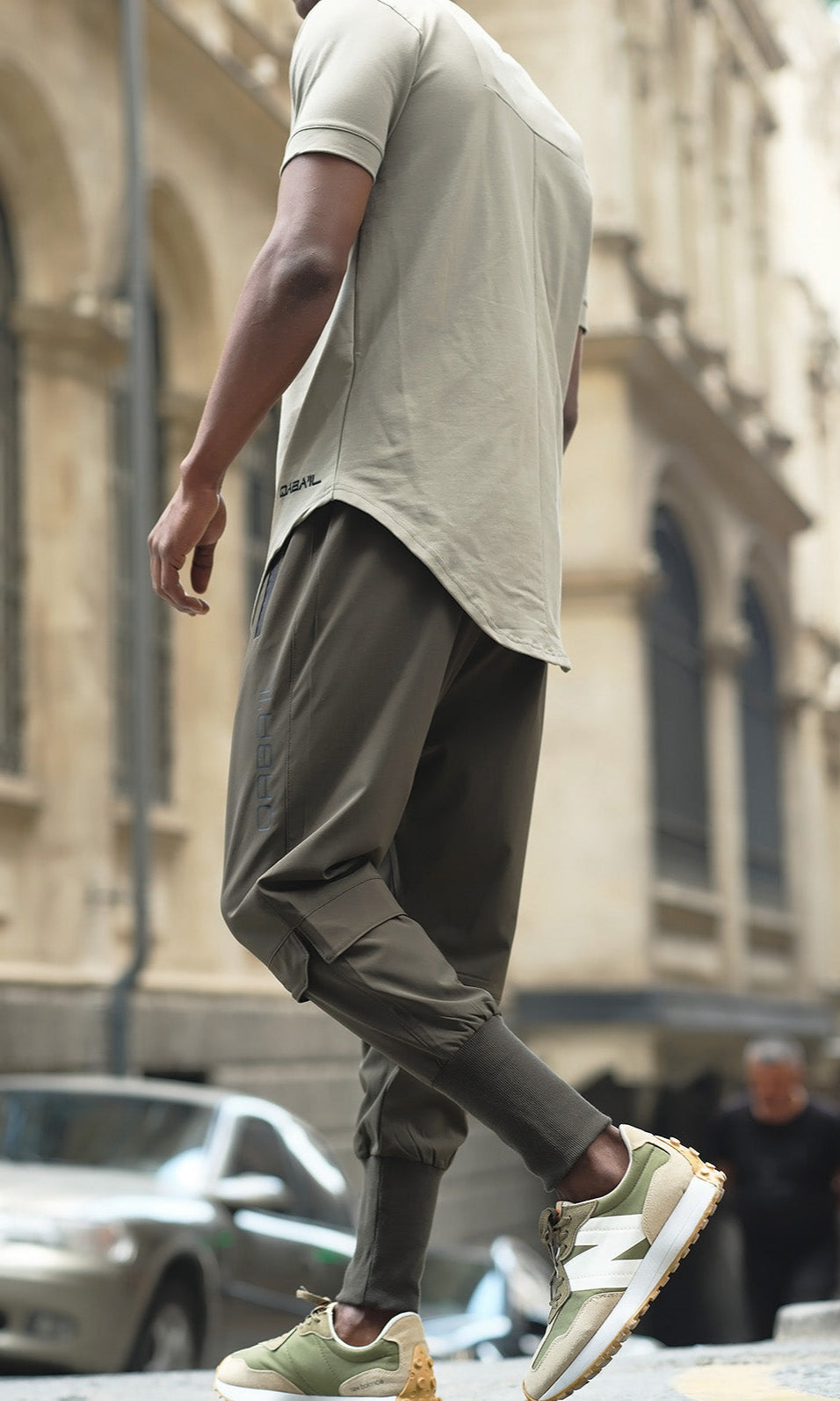 QL Pantalon Cross Over in Dark Khaki  MOOMENN Men Clothing  Faithful Nutrition