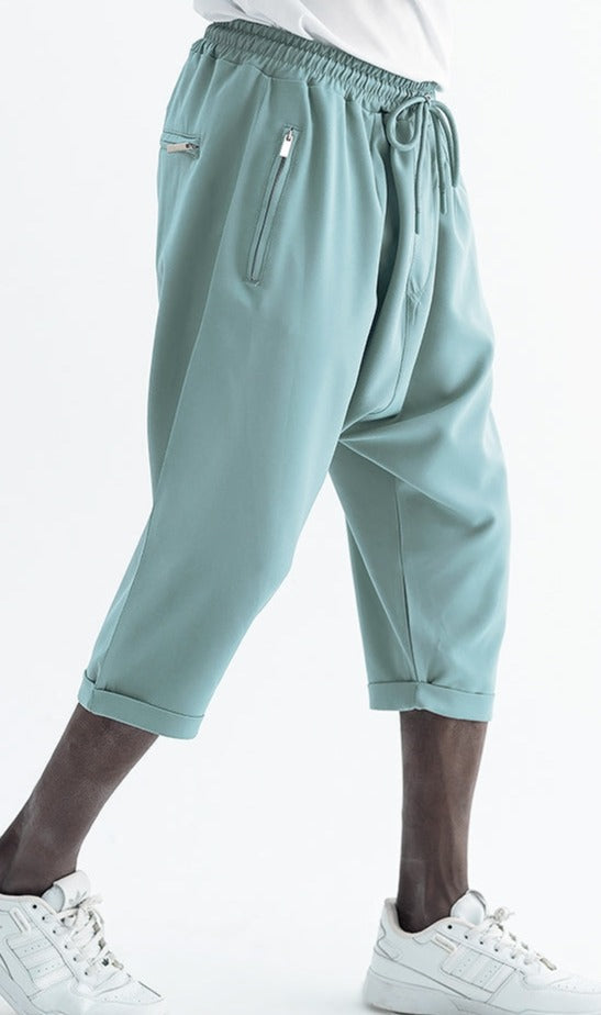 QL Relaxed Shorts Bermuda AZUR in Almond Green  MOOMENN Men Clothing 5033 BERMUDA AZUR S23 / Almond Green / XXL Faithful Nutrition