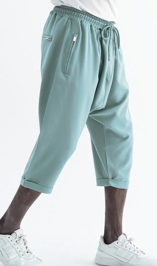 QL Relaxed Shorts Bermuda AZUR in Almond Green  MOOMENN Men Clothing 5033 BERMUDA AZUR S23 / Almond Green / XXL Faithful Nutrition