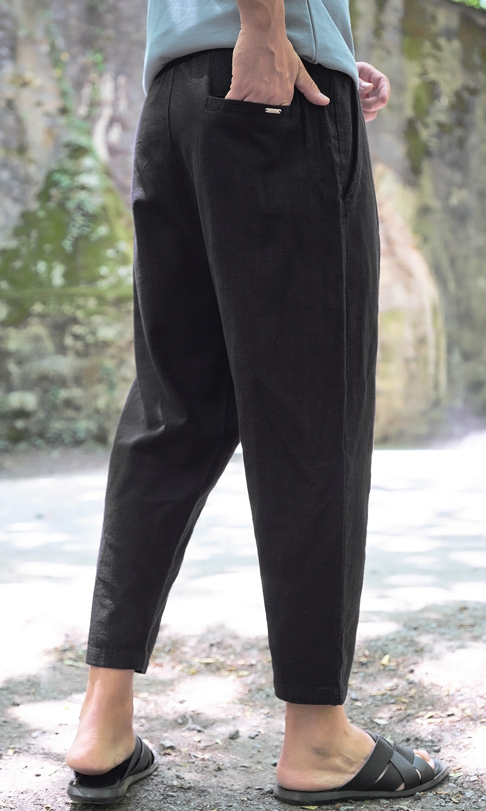 QL Classik Lin Coton in Black  MOOMENN Men Clothing  Faithful Nutrition