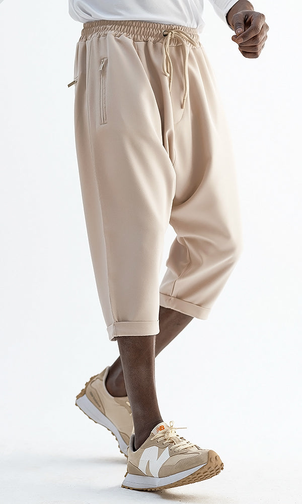 QL Relaxed Shorts Bermuda AZUR in Beige  MOOMENN Men Clothing 5033 BERMUDA AZUR S23 / Beige / XXL Faithful Nutrition
