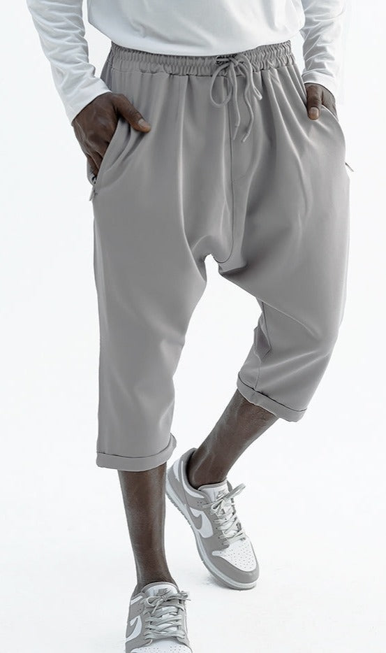 QL Relaxed Shorts Bermuda AZUR in Grey  MOOMENN Men Clothing 5033 BERMUDA AZUR S23 / Grey / XXL Faithful Nutrition