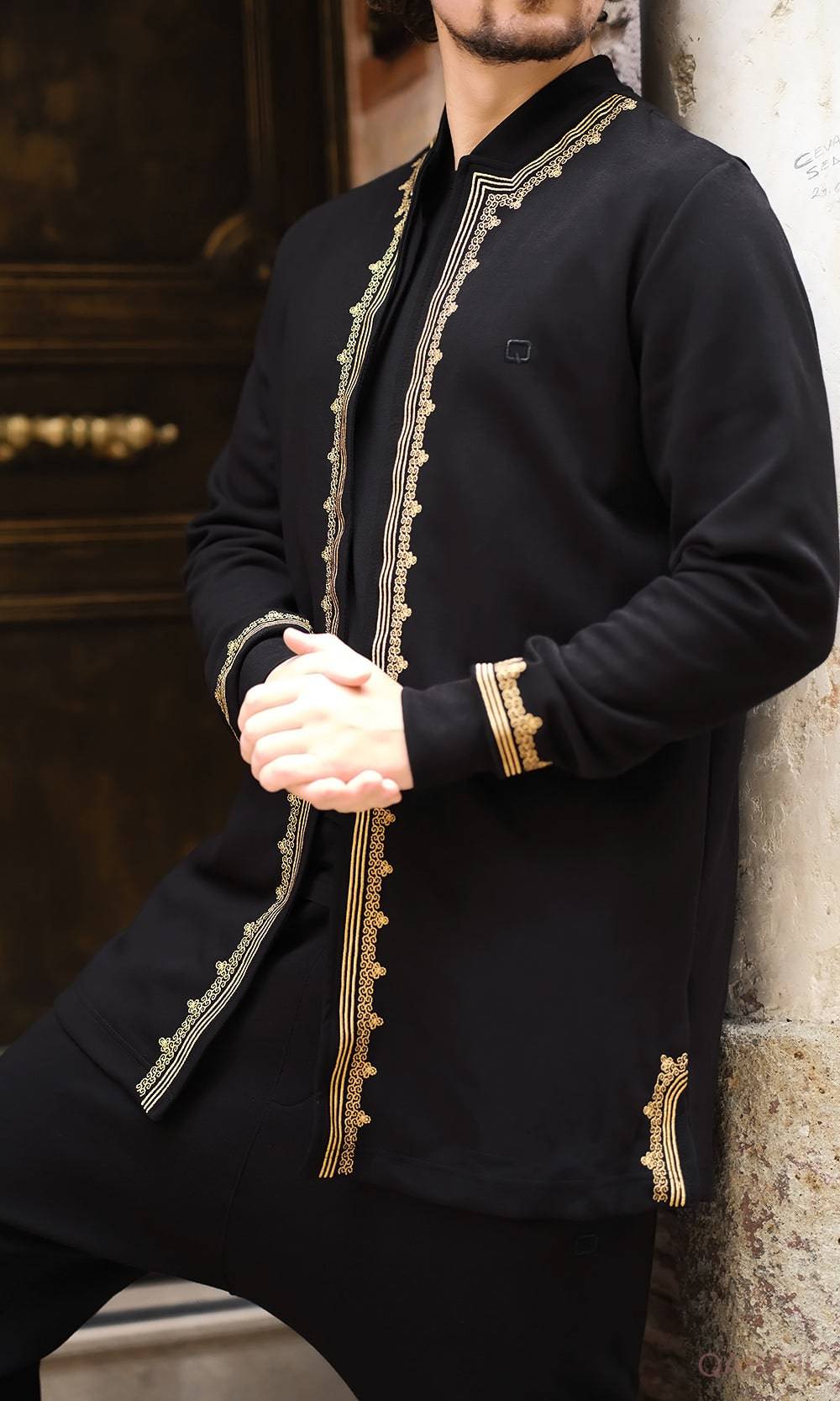 QL Etniz Set Menara in Black and Gold  MOOMENN Men Clothing  Faithful Nutrition