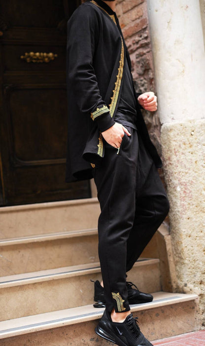 QL Etniz Set Menara in Black and Gold  MOOMENN Men Clothing  Faithful Nutrition
