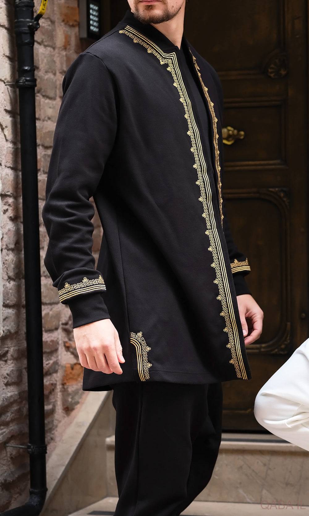 QL Etniz Set Menara in Black and Gold  MOOMENN Men Clothing  Faithful Nutrition