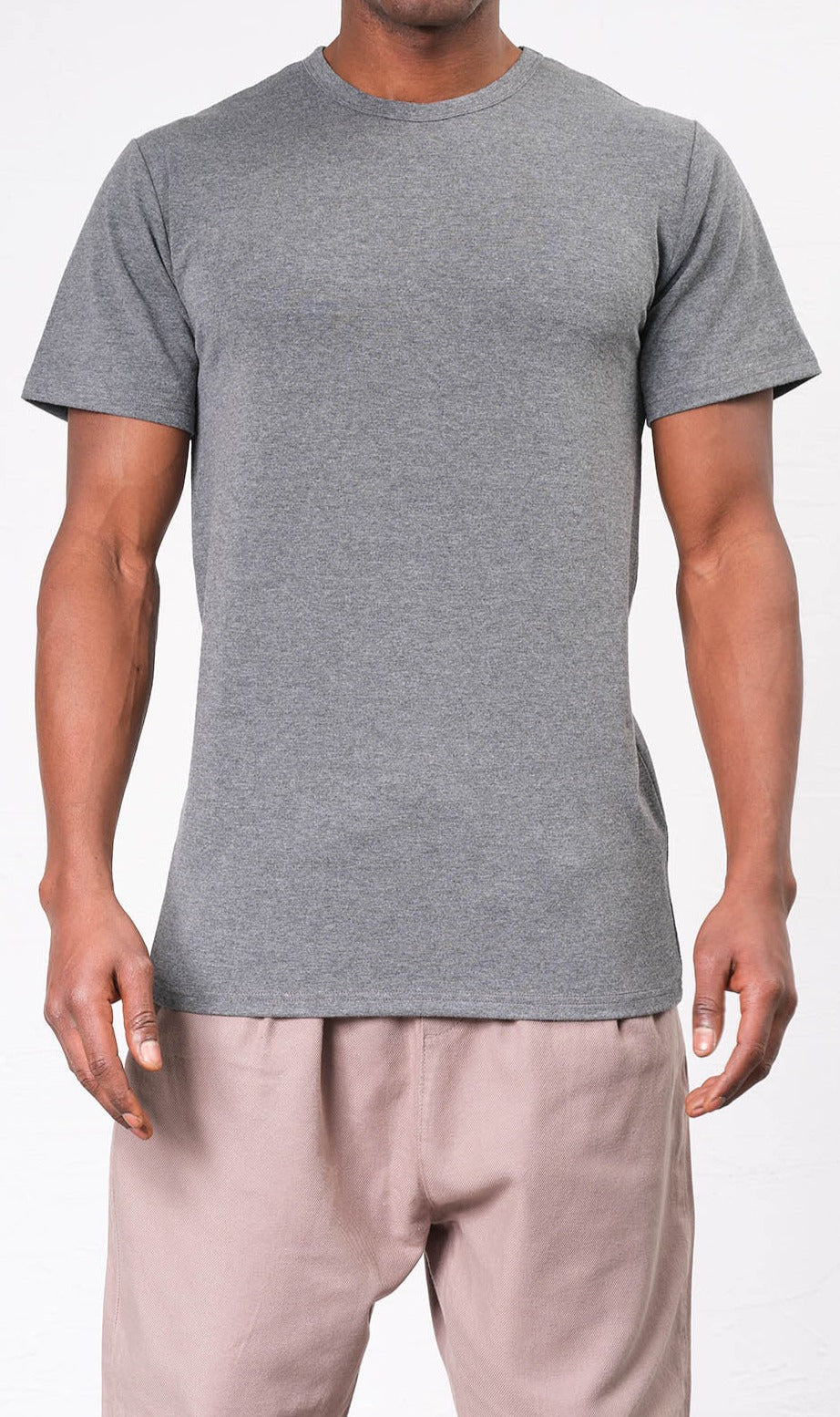 QL BAZ Longline T-Shirt Mix Colours Pack (Pack of 3)  MOOMENN Men Clothing 5032 PACK 3 TSHIRT MIX COLORS / 1xBlack 1xWhite 1x Faithful Nutrition
