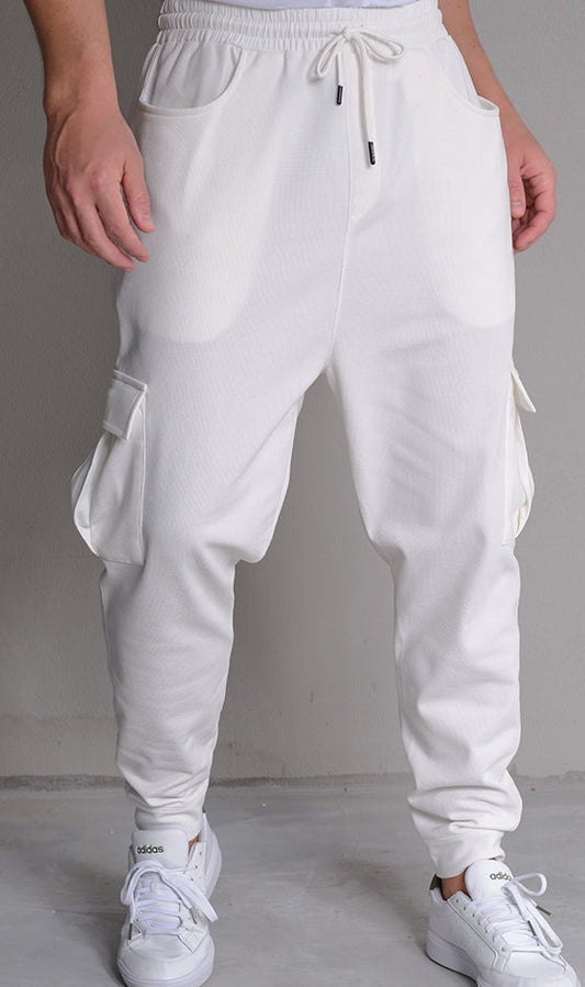 QL Relaxed Cargo Flex in Cream  MOOMENN Men Clothing 8003 SAROUEL CARGO FLEX / Cream / XXL Faithful Nutrition
