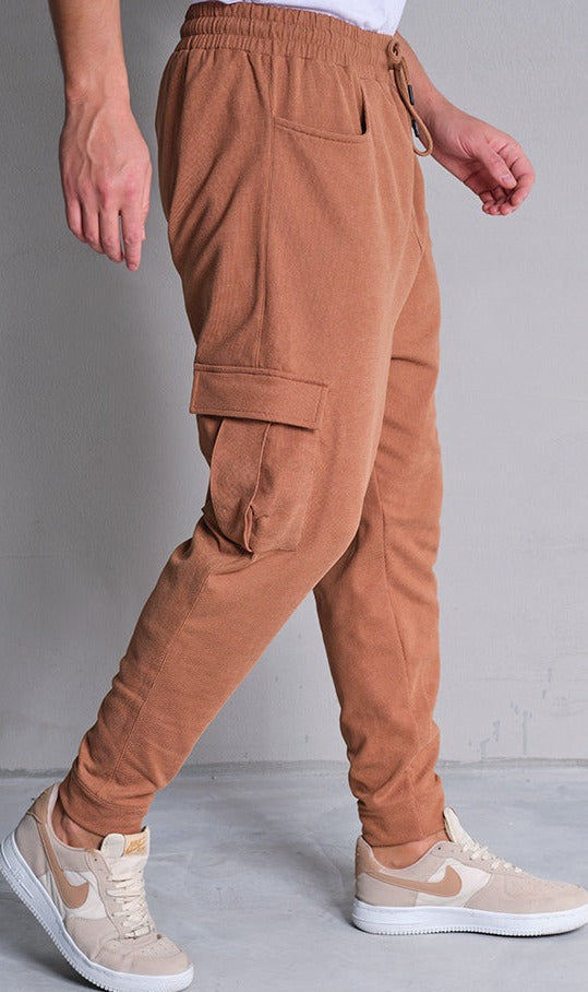 QL Relaxed Cargo Flex in Camel  MOOMENN Men Clothing  Faithful Nutrition