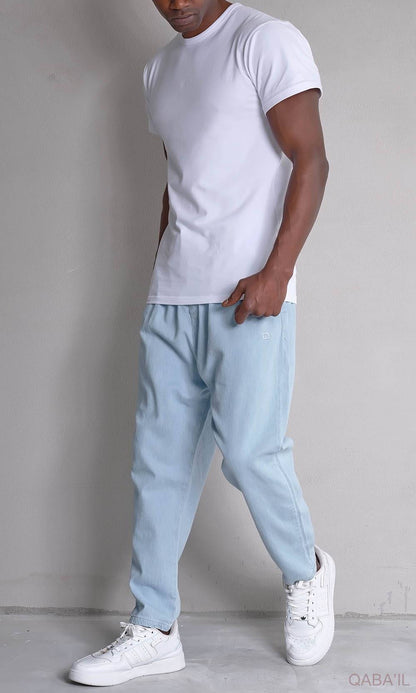QL BAZ Longline T-Shirt White Pack (Pack of 2)  MOOMENN Men Clothing  Faithful Nutrition