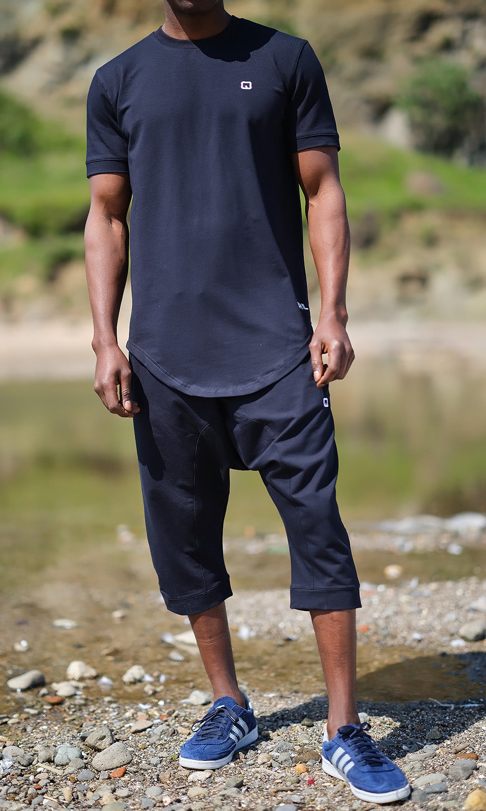 QL Relaxed Fit Nautik Set in Navy Blue  MOOMENN Men Clothing  Faithful Nutrition