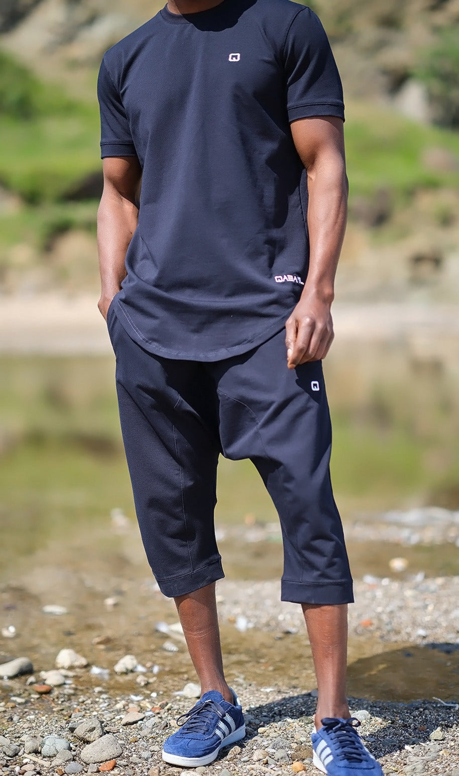 QL Relaxed Fit Nautik Set in Navy Blue  MOOMENN Men Clothing  Faithful Nutrition