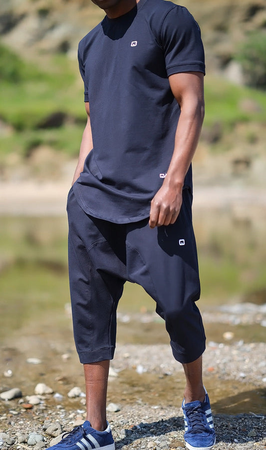 QL Relaxed Fit Nautik Set in Navy Blue  MOOMENN Men Clothing  Faithful Nutrition