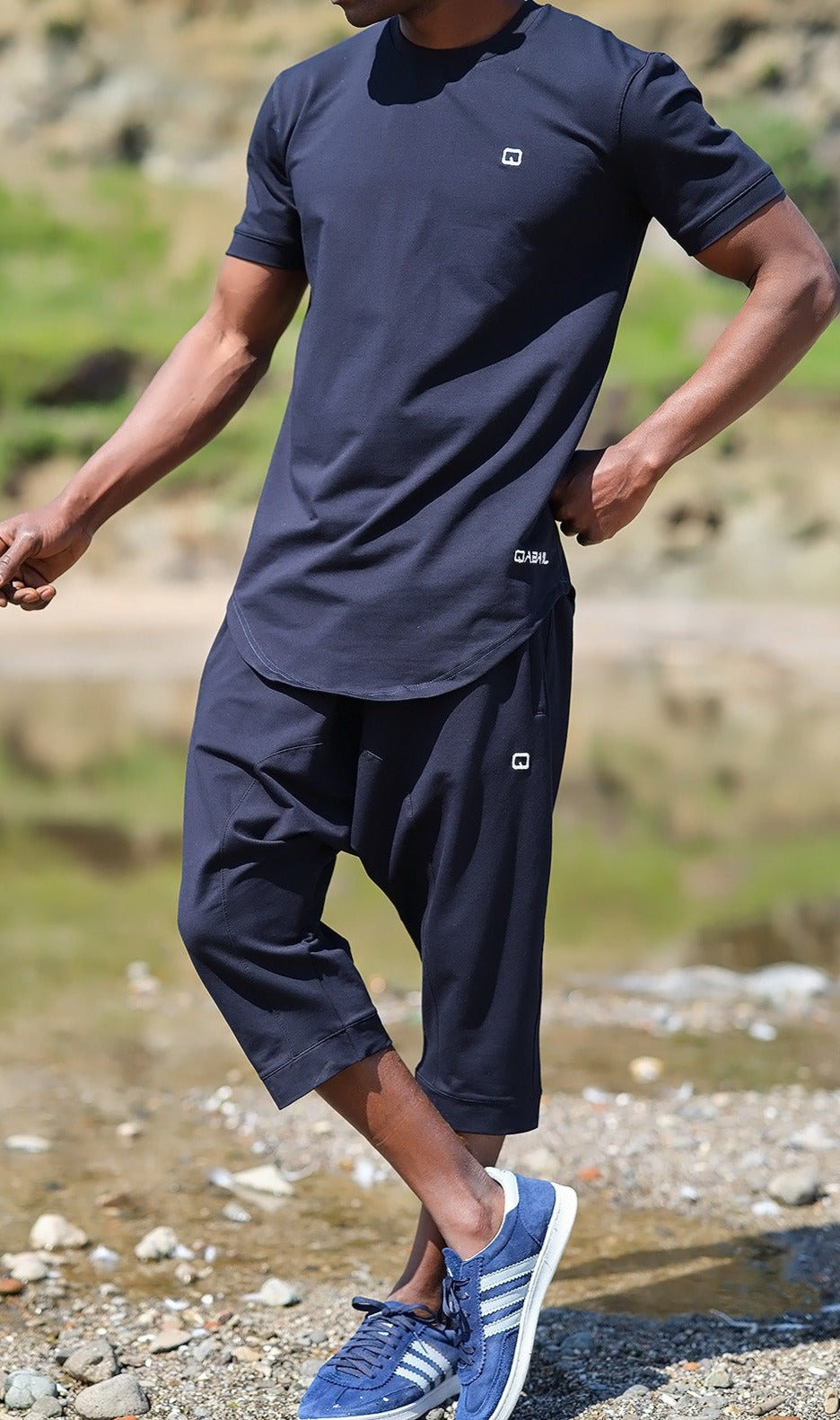 QL Relaxed Fit Nautik Set in Navy Blue  MOOMENN Men Clothing  Faithful Nutrition