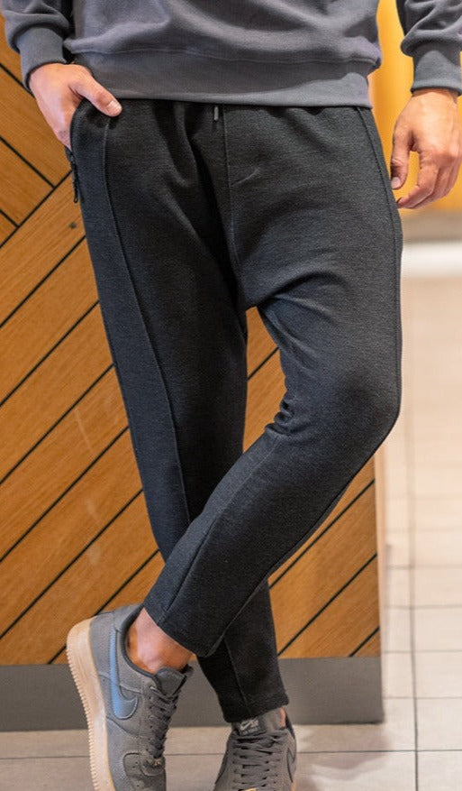 QL Relaxed Trousers City in Black  MOOMENN Men Clothing 3251 SAROUEL PANTS CITY / Black / XXL Faithful Nutrition