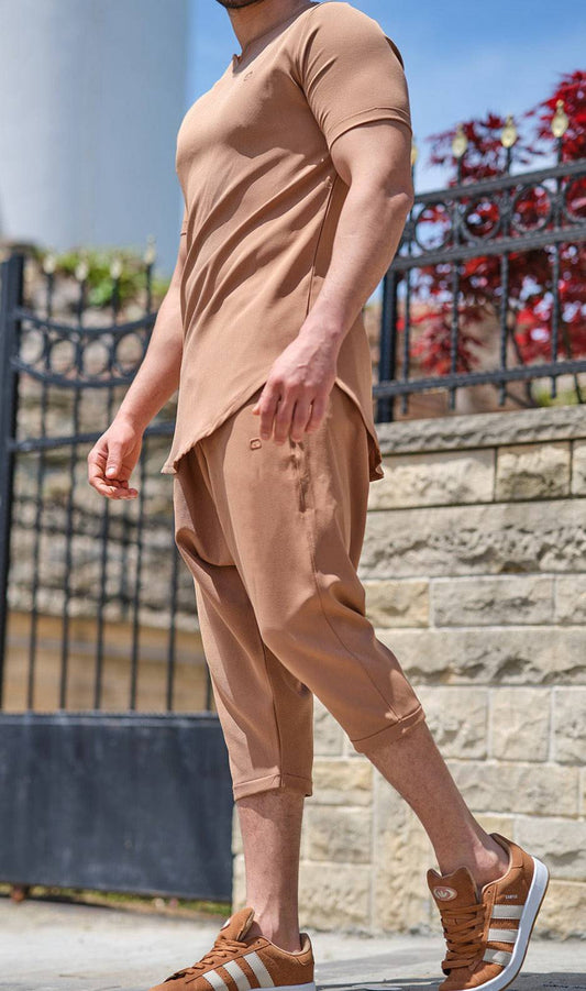 QL Azur Set in Dark Camel  MOOMENN Men Clothing 8010 ENSEMBLE AZUR S24 / Dark Camel / XXL Faithful Nutrition