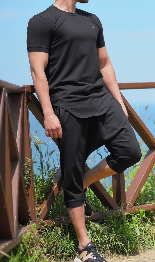 QL Relaxed Fit Nautik Set in Black  MOOMENN Men Clothing  Faithful Nutrition