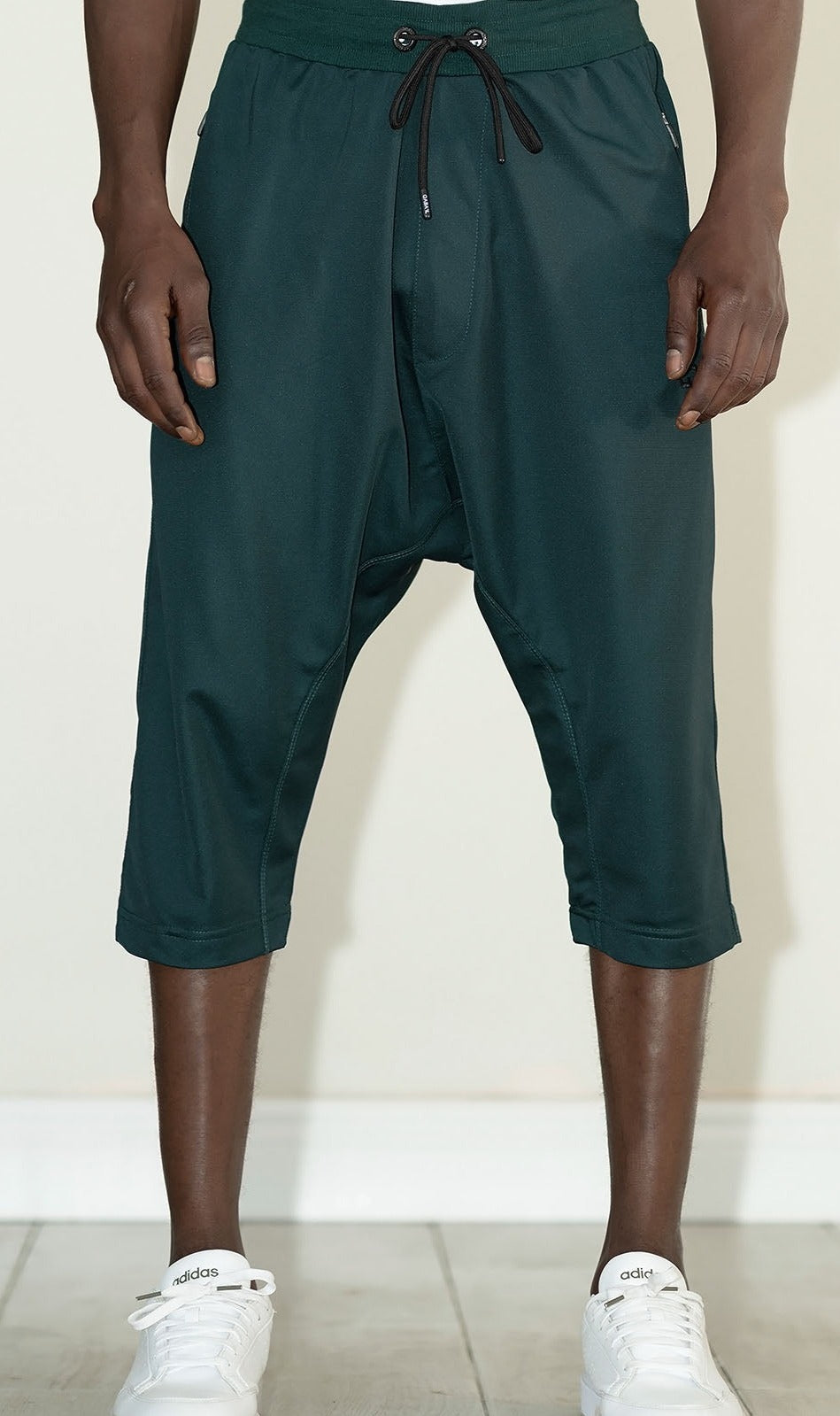 QL Relaxed Lightweight Cropped Joggers in Green  MOOMENN Men Clothing  Faithful Nutrition