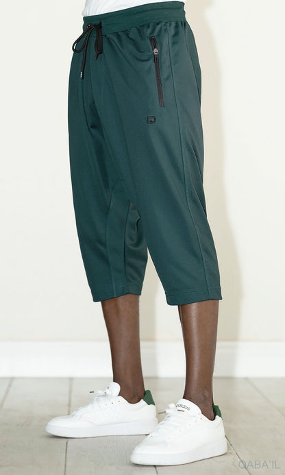 QL Relaxed Lightweight Cropped Joggers in Green  MOOMENN Men Clothing  Faithful Nutrition