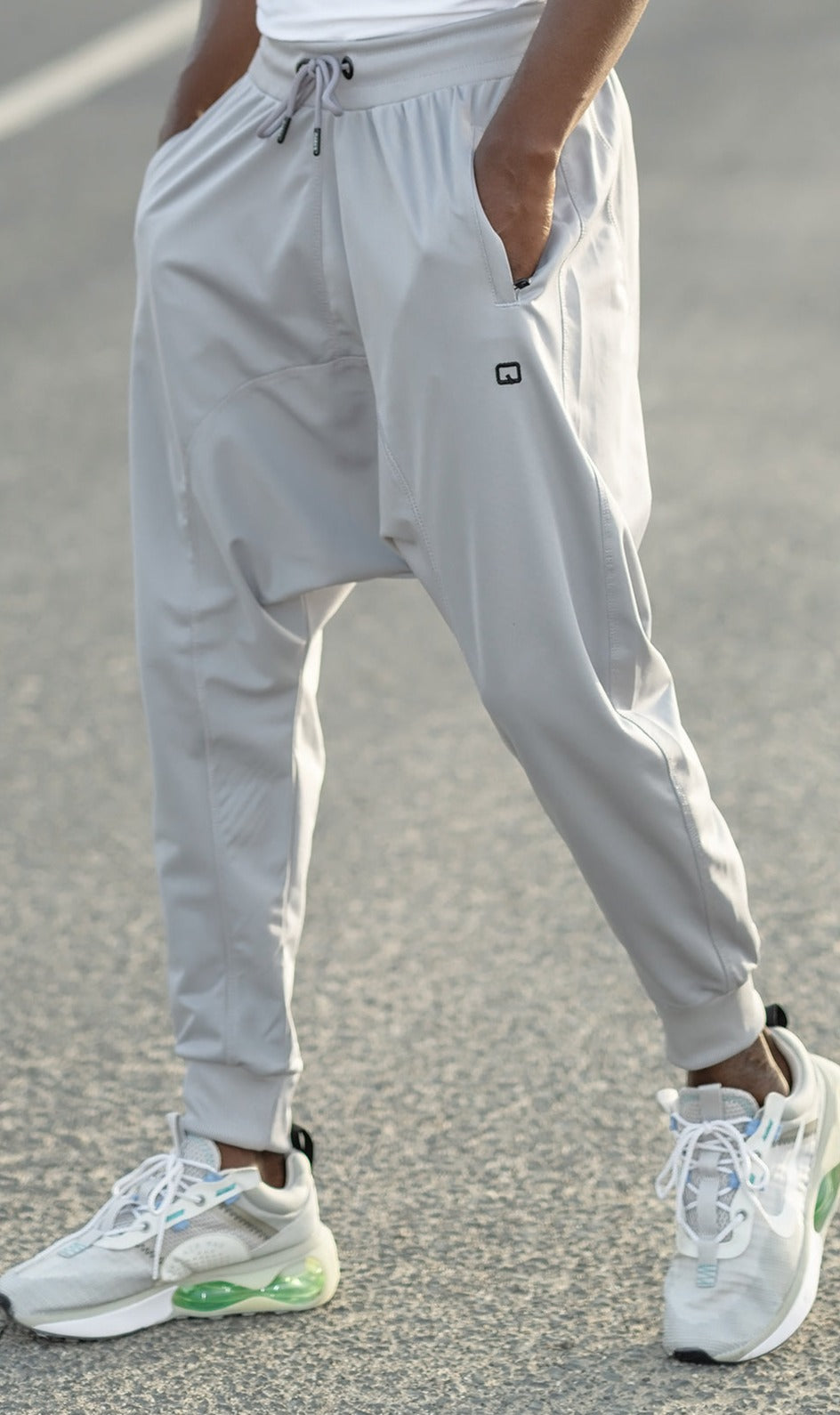 QL Lightweight Trousers CSD in Light Grey  MOOMENN Men Clothing 3106 SAROUEL LEGER / Light Grey / XXL Faithful Nutrition