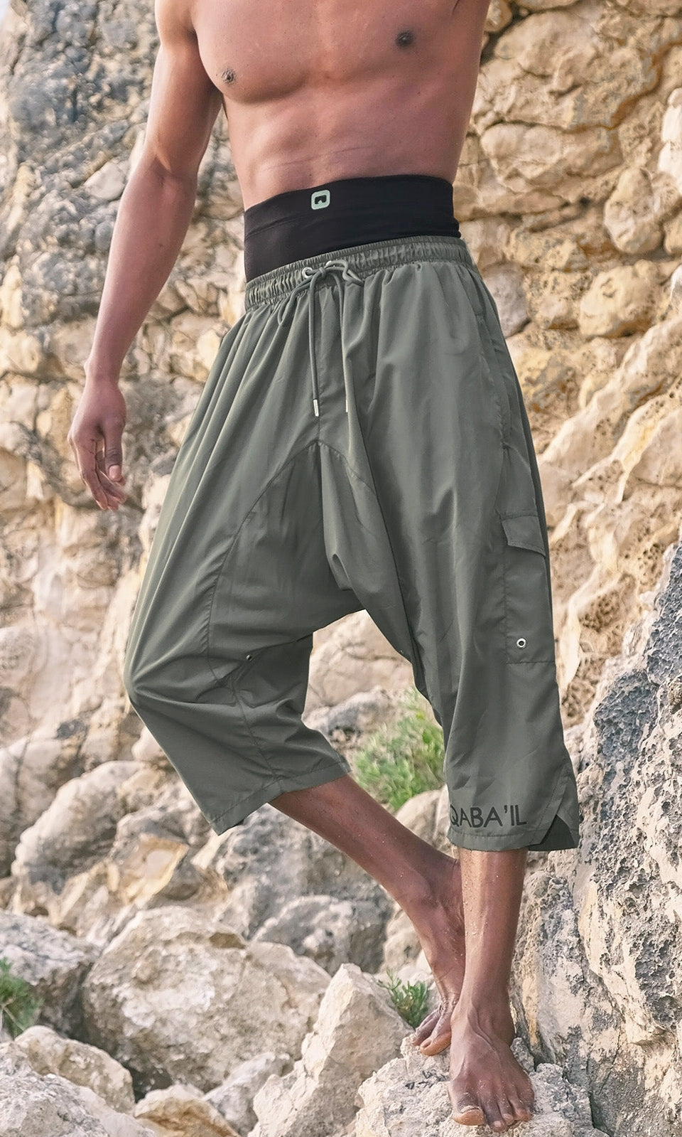 QL Halal Cargo Swim Shorts SB UNI in Khaki  MOOMENN Men Clothing  Faithful Nutrition