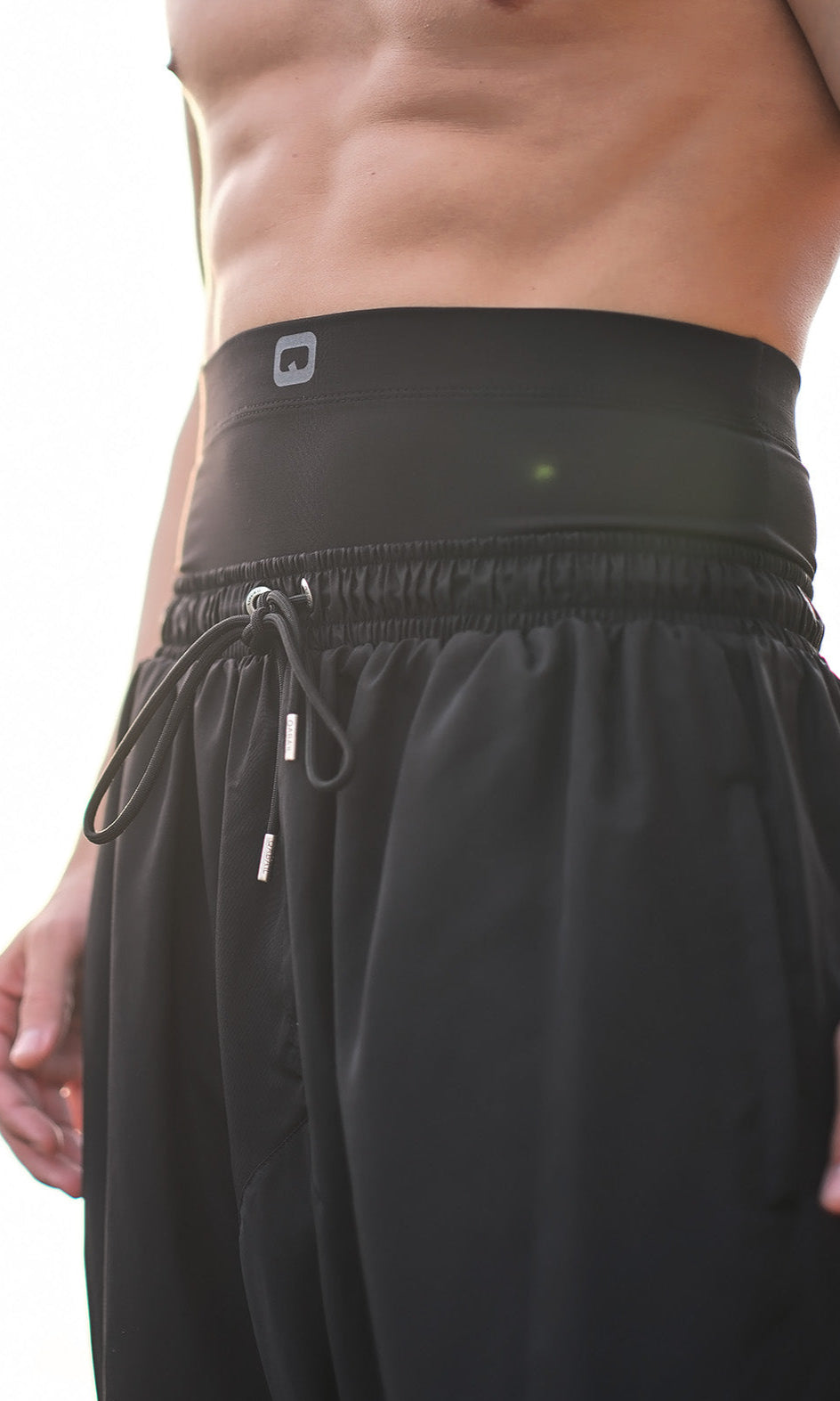 QL Halal Cargo Swim Shorts SB UNI in Black  MOOMENN Men Clothing  Faithful Nutrition