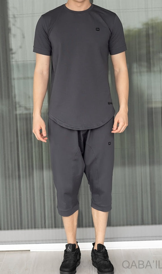 QL Relaxed Fit Nautik Set in Dark Grey  MOOMENN Men Clothing  Faithful Nutrition