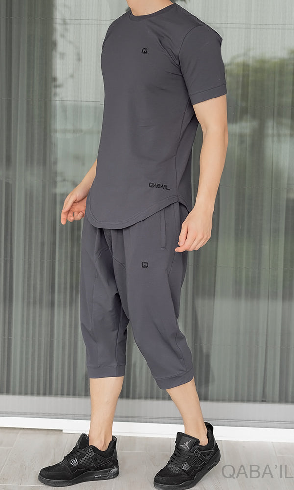 QL Relaxed Fit Nautik Set in Dark Grey  MOOMENN Men Clothing  Faithful Nutrition