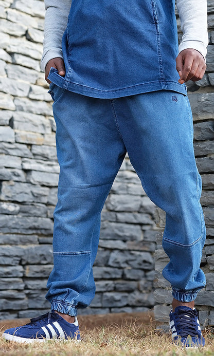 QL K2 Hybrid Denim Sweat in Ocean Blue  MOOMENN Men Clothing  Faithful Nutrition