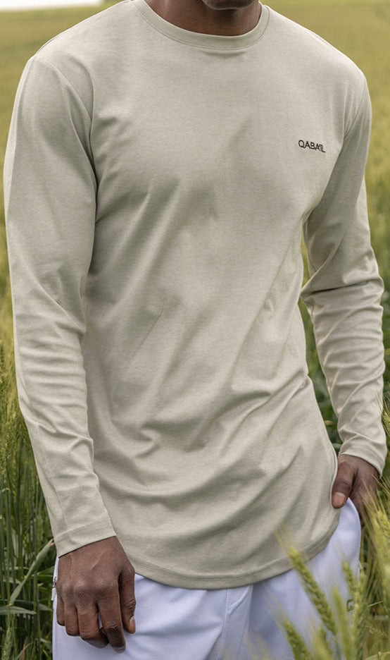 QL Lightweight Long Sleeves T-shirt 60T in Light Green  MOOMENN Men Clothing  Faithful Nutrition