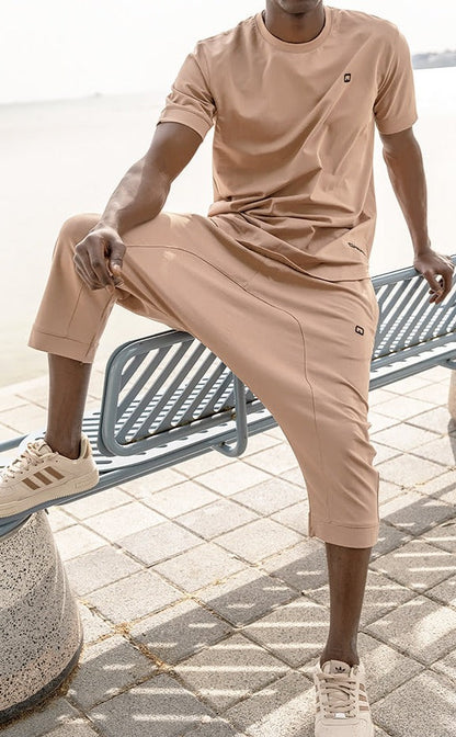 QL Relaxed Fit Nautik Set in Camel  MOOMENN Men Clothing 3021 S25 ENSEMBLE NAUTIK / Camel / XXL Faithful Nutrition