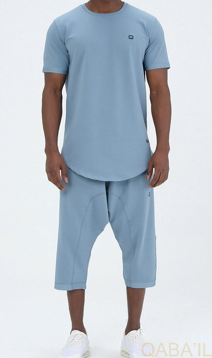 QL Relaxed Fit Nautik Set in Sky Blue  MOOMENN Men Clothing  Faithful Nutrition