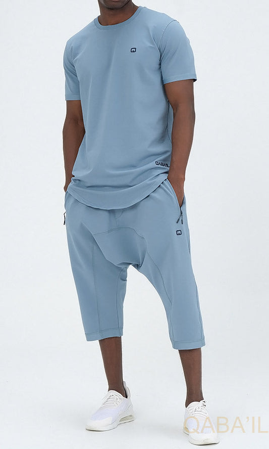QL Relaxed Fit Nautik Set in Sky Blue  MOOMENN Men Clothing  Faithful Nutrition