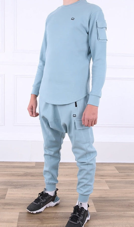 QL Sniper Teen Set in Blue  MOOMENN Men Clothing 3302 ENSEMBLE SNIPER TEEN / Blue / XS Faithful Nutrition