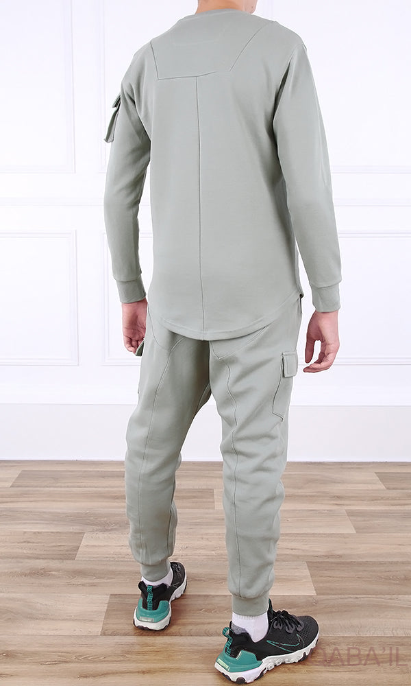QL Sniper Teen Set in Almond Green  MOOMENN Kids Clothing  Faithful Nutrition