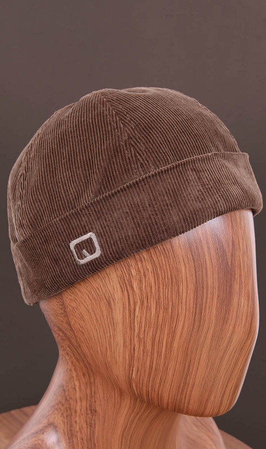 QL Velvet Docker Hat in Camel  MOOMENN Men Clothing 5033 DOCKER VELOURS / Camel Faithful Nutrition