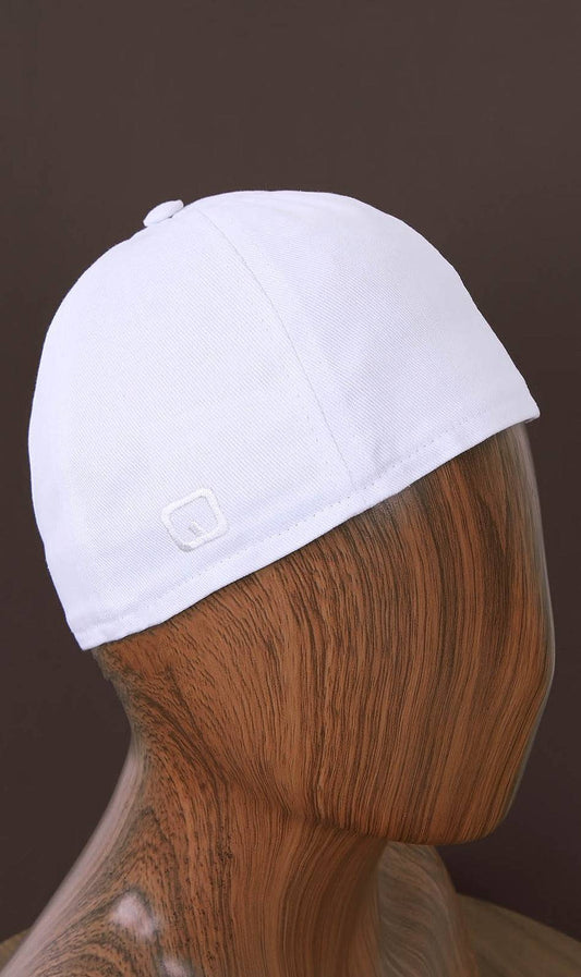 QL DockCap Hat in White  MOOMENN Men Clothing 5034 DOCKAP / White Faithful Nutrition