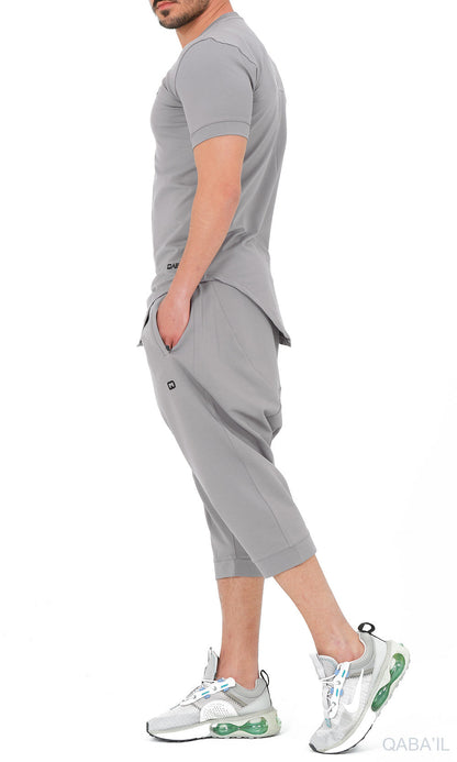 QL Relaxed Fit Nautik Set in Light Grey  MOOMENN Men Clothing  Faithful Nutrition