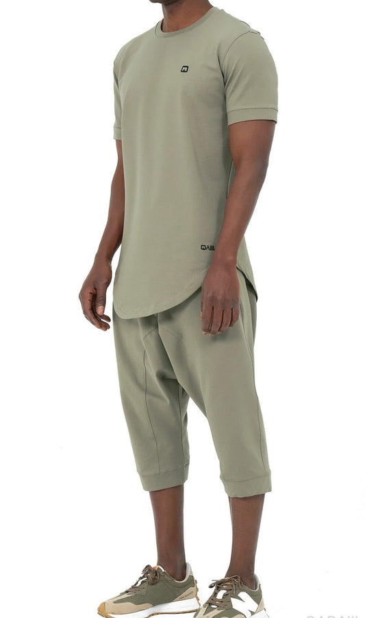 QL Relaxed Fit Nautik Set in Light Khaki  MOOMENN Men Clothing 3021 S25 ENSEMBLE NAUTIK / Light Khaki / XXL Faithful Nutrition