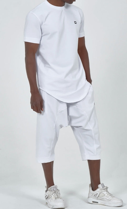QL Relaxed Fit Nautik Set in White  MOOMENN Men Clothing 3021 S25 ENSEMBLE NAUTIK / White / XXL Faithful Nutrition