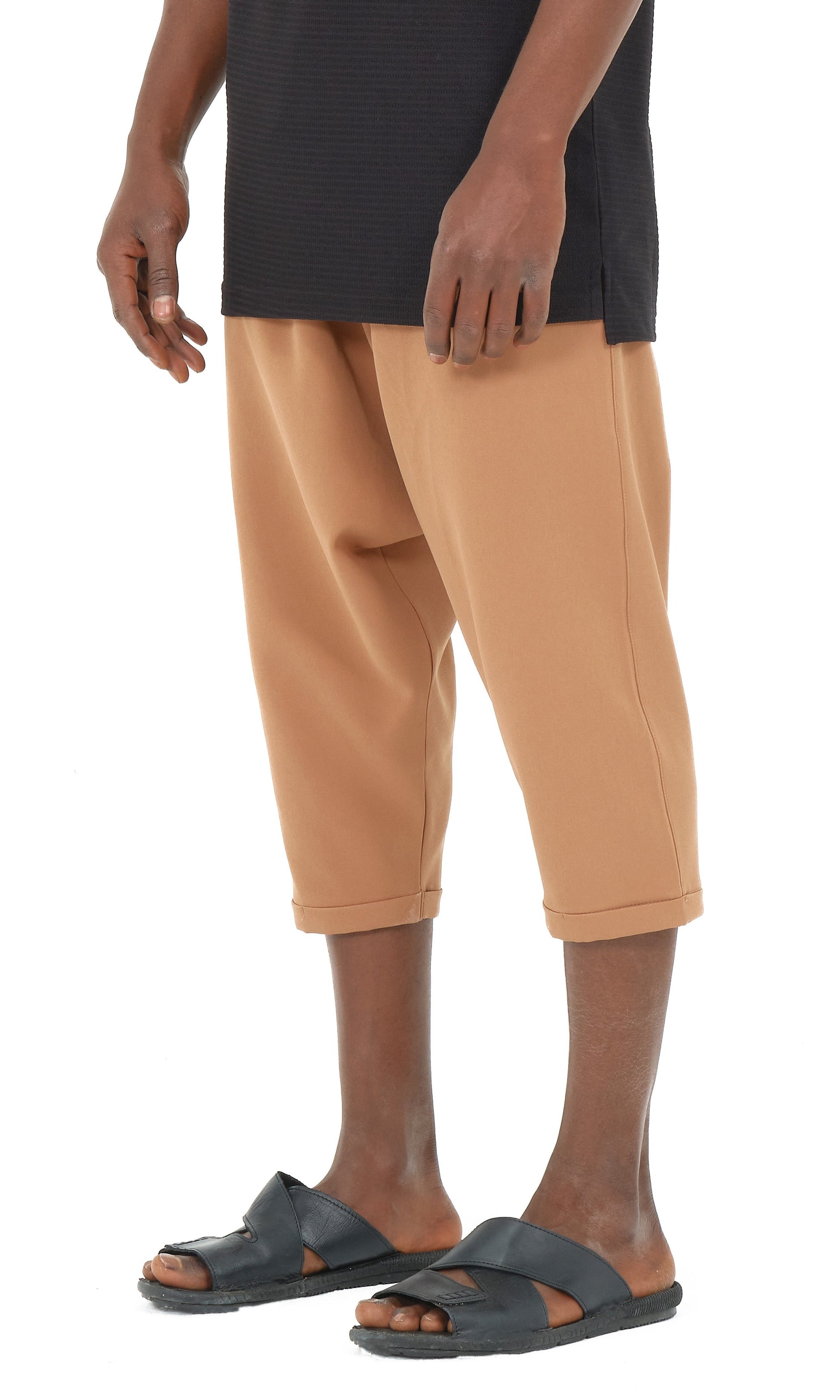 QL Relaxed Shorts Bermuda AZUR S24 in Dark Camel  MOOMENN Men Clothing  Faithful Nutrition
