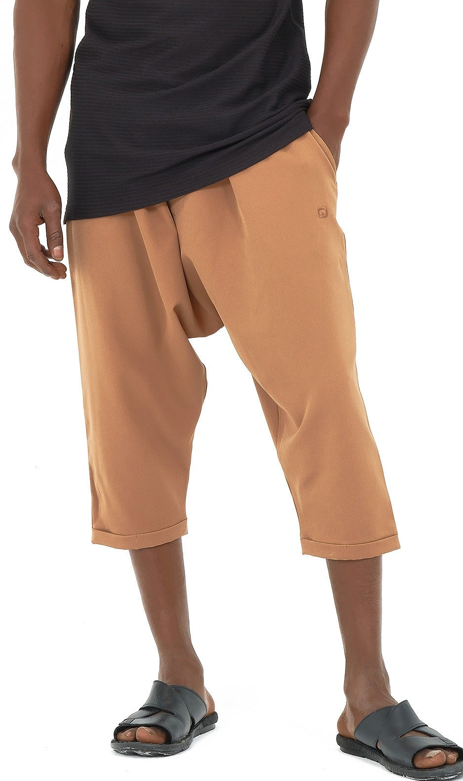 QL Relaxed Shorts Bermuda AZUR S24 in Dark Camel  MOOMENN Men Clothing  Faithful Nutrition