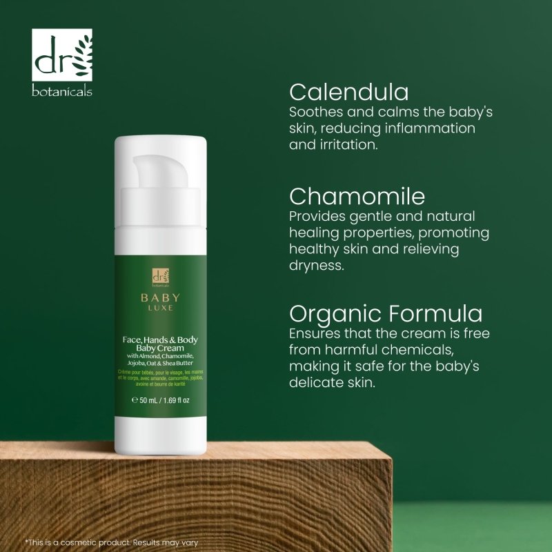 Baby Lux Face, Hands & Body Baby Cream 50ml - Baby - Faithful Nutrition