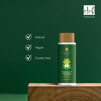 Baby Lux Sweet Almond Oil & Chamomile Baby Body Milk 200ml - Baby - Faithful Nutrition